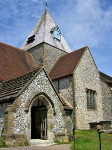 St Margaret, Ditchling, porch and tower photo