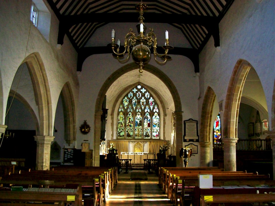 St Margaret, Buxted, interior looking East