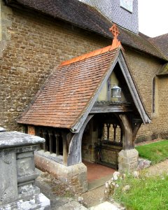 St Michael and All Angels Church, Highfield Lane, Thursley (June 2015) (Porch)