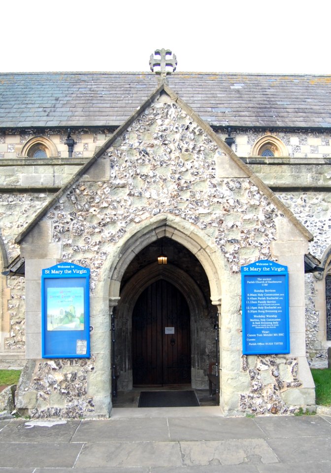 St Mary the Virgin's Church, Church Street, Old Town, Eastbourne (NHLE Code 1293915) (February 2019) (Entrance Porch)