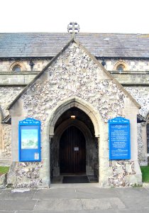 St Mary the Virgin's Church, Church Street, Old Town, Eastbourne (NHLE Code 1293915) (February 2019) (Entrance Porch)