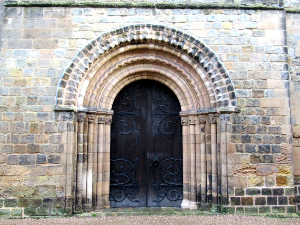 St Michael and St Mary, Melbourne, Derbyshire- west door