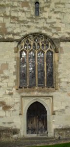 St Mary the Virgin's Church, Church Street, Old Town, Eastbourne (NHLE Code 1293915) (April 2011) (Doorway and Window)
