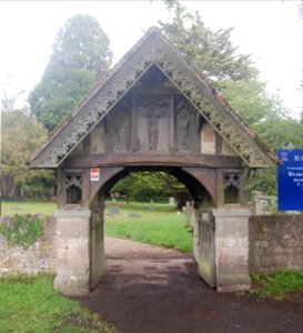 St Matthew's Church, Blackmoor (NHLE Code 1351142) (May 2021) (Lychgate)