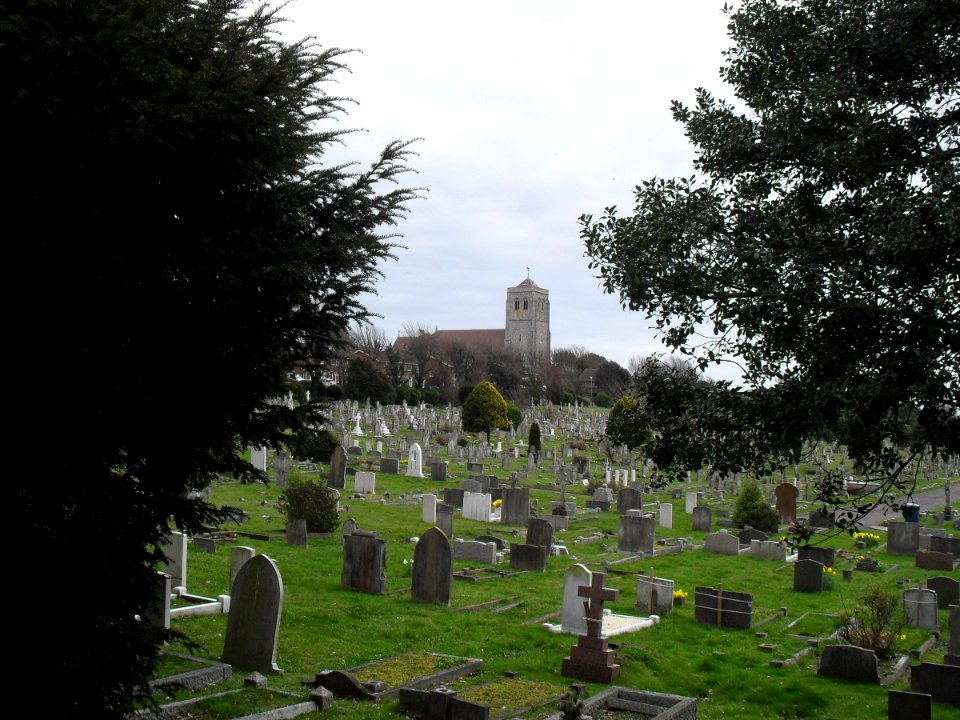 St Michael and All Angels Church, Willingdon Road, Ocklynge, Eastbourne (NHLE Code 1262164) (March 2010) (1)