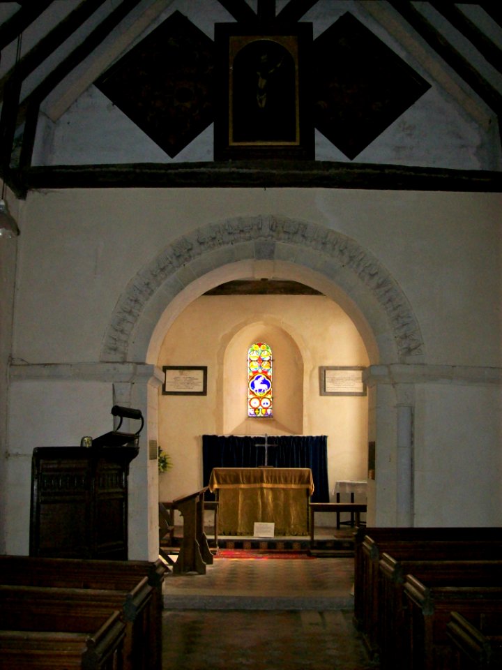 St Mary Magdalene, Tortington, interior