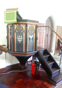 St Mary Magdalene's Church, West Tisted (NHLE Code 1351153) (July 2019) (Pulpit)