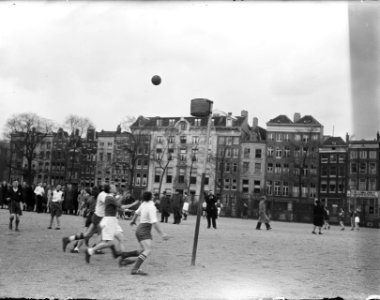 Spelmoment voor Swiftdoel. Korfbal, Bestanddeelnr 902-6679