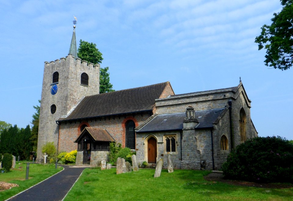 St Michael and All Angels Church, Church Lane, Pirbright (May 2014) (10)