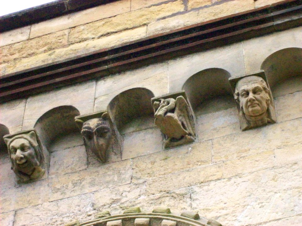 St Michael and All Angels, Barton-le-Street, corbels