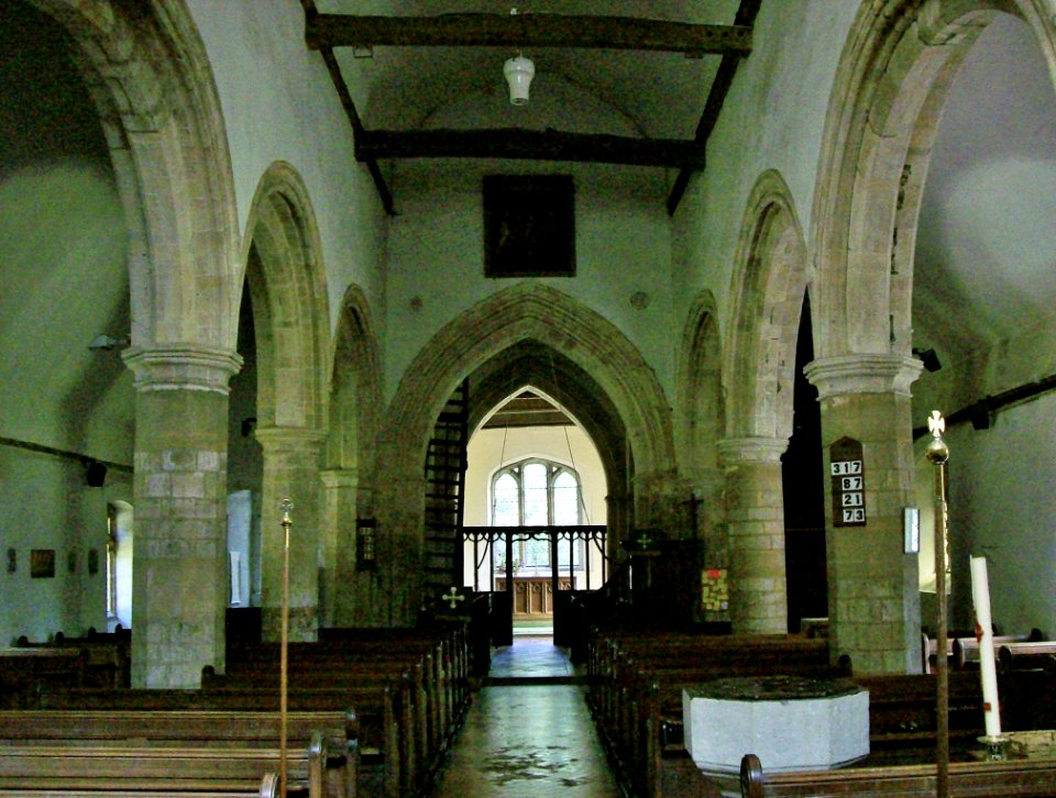 St Michael, Playden, interior