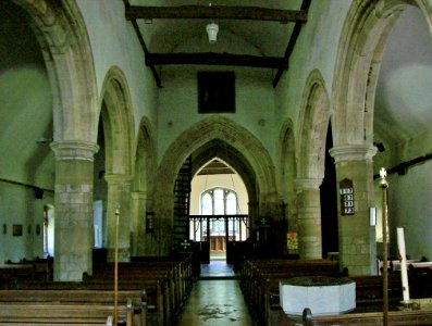 St Michael, Playden, interior