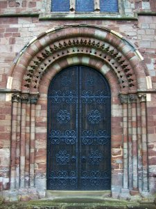 St Michael, Ledbury, west door