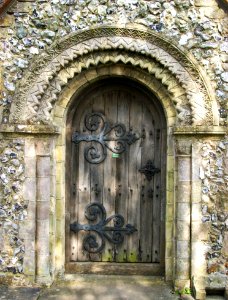 St Mary Magdalene, Tortington, south door