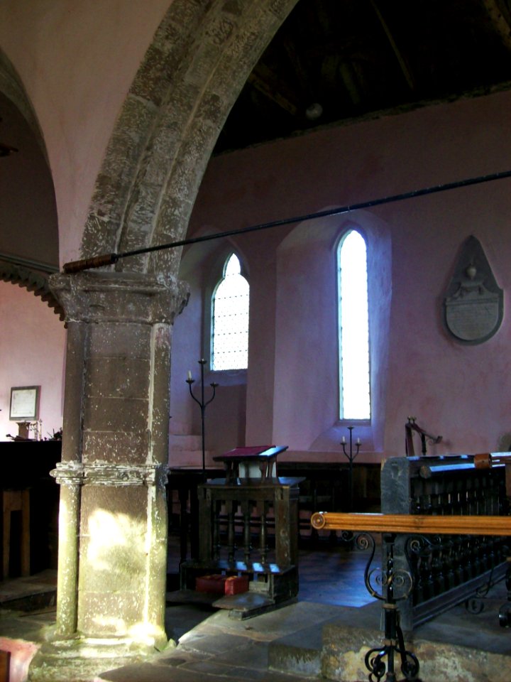 St Michael, Garway, interior 1