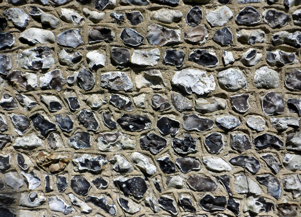 St Martin's Church, Ockham Road South, East Horsley (May 2014) (Flintwork)