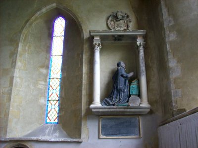 St Michael, Chalton- interior of chancel