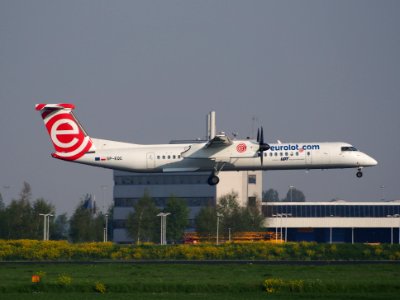 SP-EQC landing at Schiphol (AMS - EHAM), The Netherlands, pic2