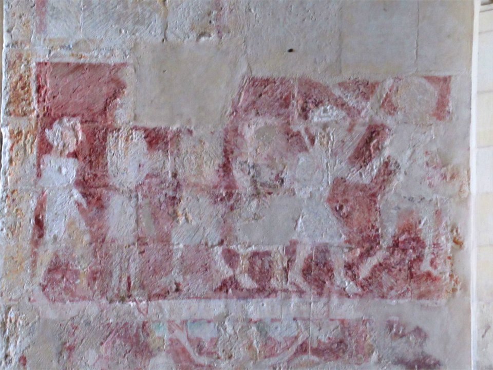 St Michael, Amberley, wall painting 03