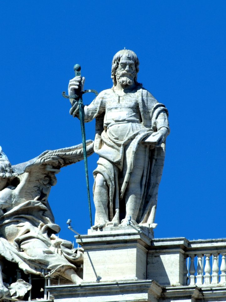 St Matthew on the fasade