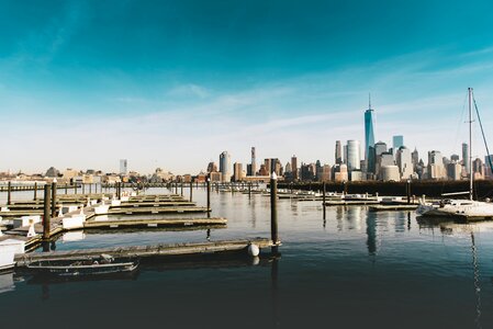 Waterfront dock water