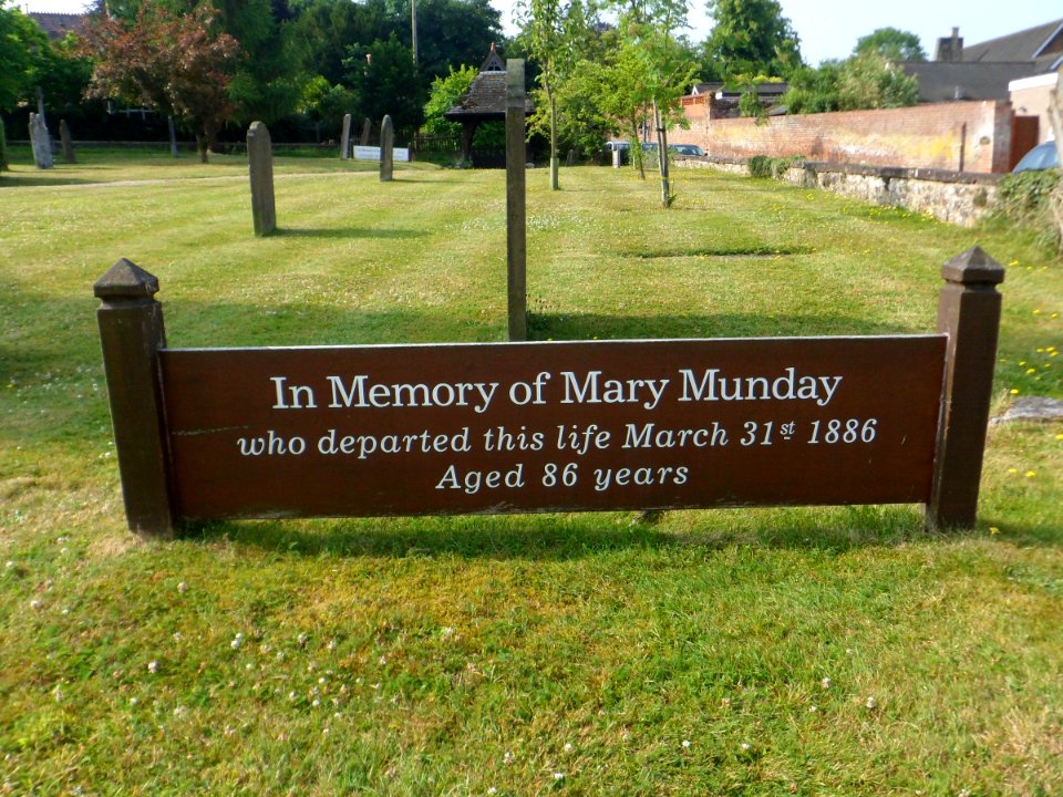 St Michael's Church, Old London Road, Mickleham (July 2013) (Wooden Grave Marker)