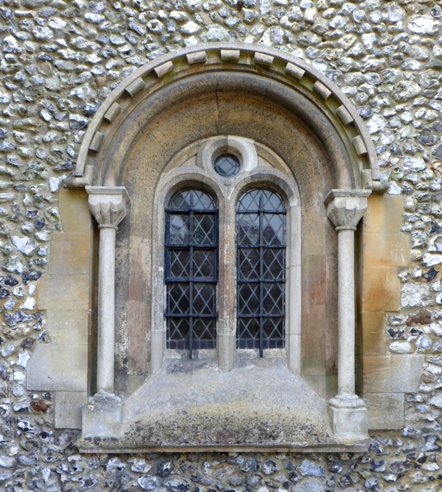 St Michael's Church, Old London Road, Mickleham (NHLE Code 1028835) (July 2013) (Window) (1)