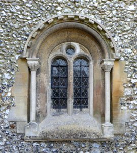 St Michael's Church, Old London Road, Mickleham (NHLE Code 1028835) (July 2013) (Window) (1)