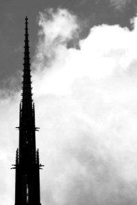 Spire of Heinz Chapel, Oakland, Pittsburgh, 2021-07-09