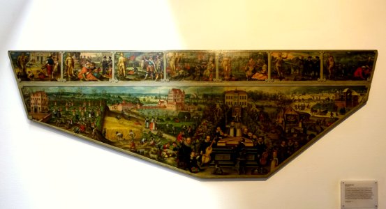 Spinet lid, Nuremberg, 1619 - Germanisches Nationalmuseum - Nuremberg, Germany - DSC03291
