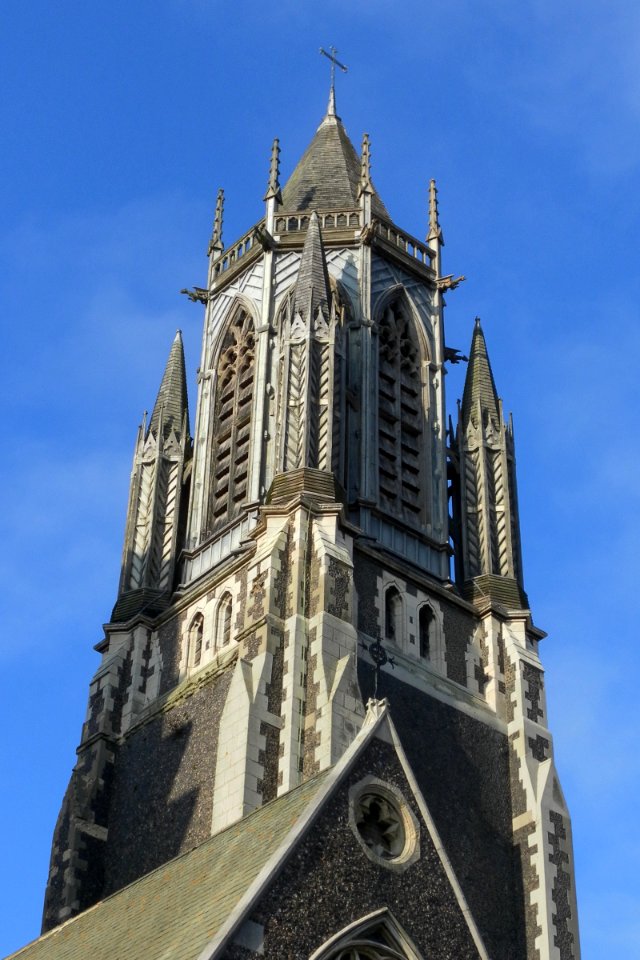 Spire of St Paul's Church, West Street, Brighton (November 2011)
