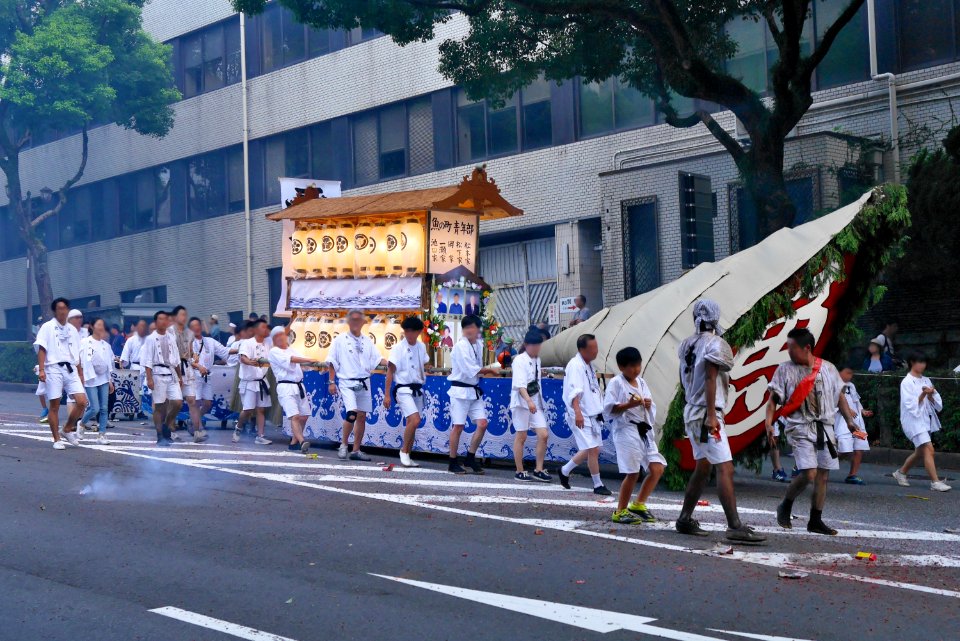 Spirit Boat Procession Spirit Boat (Shoro-bune) of Uono-machi.20180815