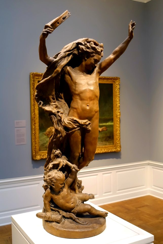 Spirit of the Dance, by Jean-Baptiste Carpeaux, 1873, terracotta - Portland Art Museum - Portland, Oregon - DSC09074