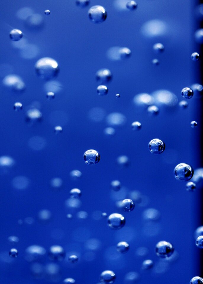 Science abstraction blue abstract
