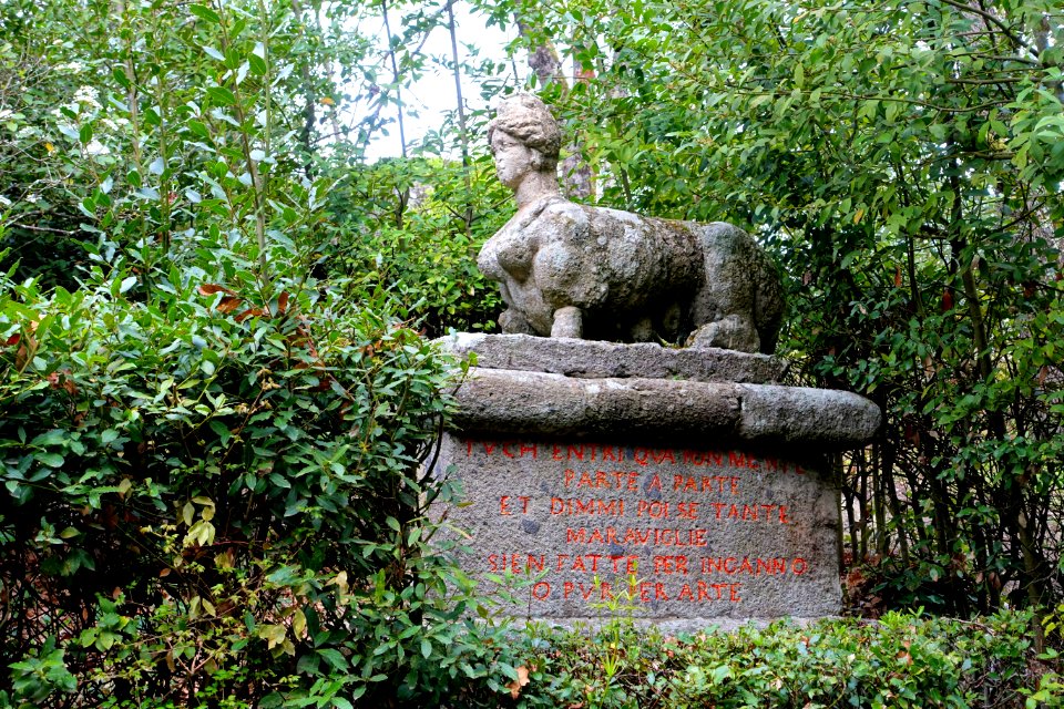 Sphinx, 2 of 2, Parco dei Mostri - Bomarzo, Italy - DSC02420