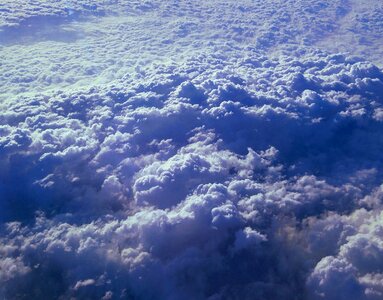 Cumulus day clear photo