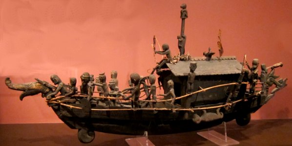 Spirit ship (tiweh), Borneo, Bentian Dayak, Honolulu Museum of Art