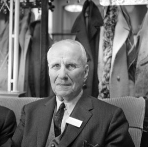 Specialistencongres in Noordwijk, prof. McLean (Chicago USA) kop, Bestanddeelnr 918-9695