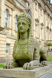 Sphinx by Joseph Theakston - Harewood Gardens and Grounds - West Yorkshire, England - DSC02141
