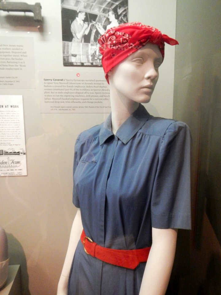 Sperry coverall & head scarf N-Y HS jeh