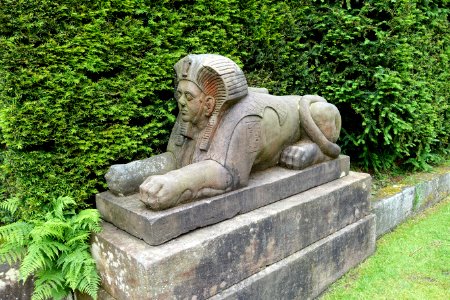 Sphinx 4, Egyptian portal - Biddulph Grange - Staffordshire, England - DSC09298
