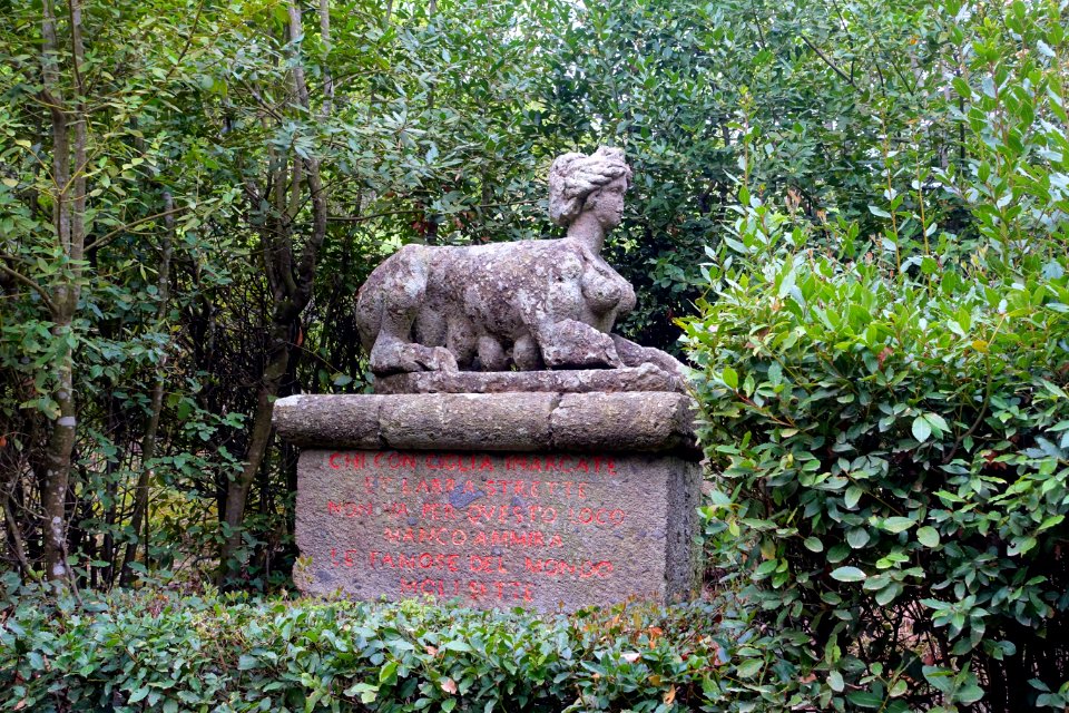 Sphinx, 1 of 2, Parco dei Mostri - Bomarzo, Italy - DSC02416