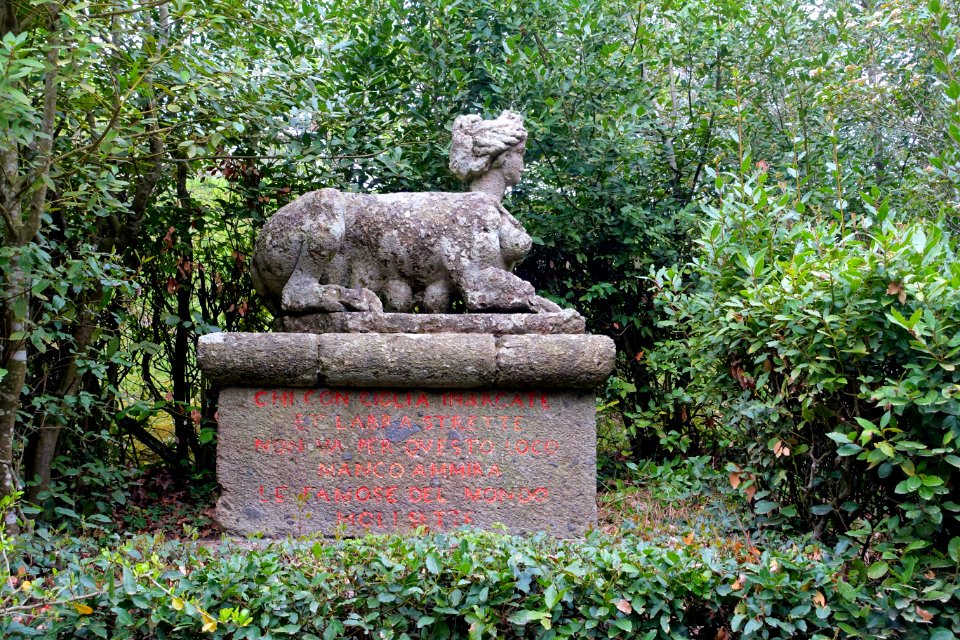 Sphinx, 1 of 2, Parco dei Mostri - Bomarzo, Italy - DSC02414