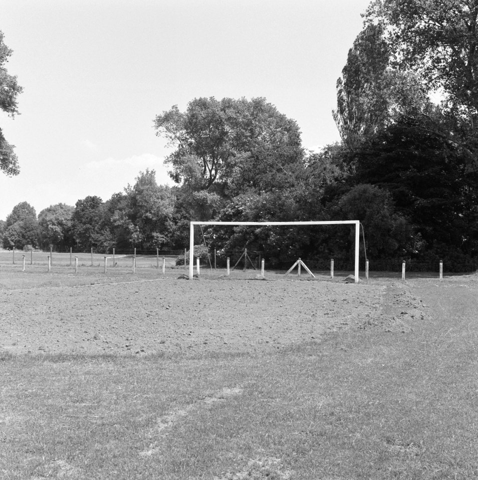 Sport, voetbalvelden, reconstructies, Bestanddeelnr 167-0673