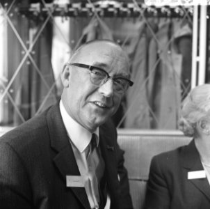 Specialistencongres in Noordwijk, prof. Gaillard (Nederlandse voorzitter) kop, Bestanddeelnr 918-9696