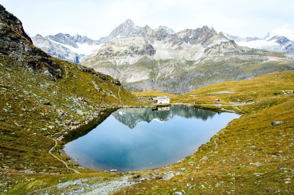 Switzerland reflection hike