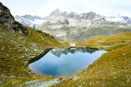 Switzerland reflection hike photo