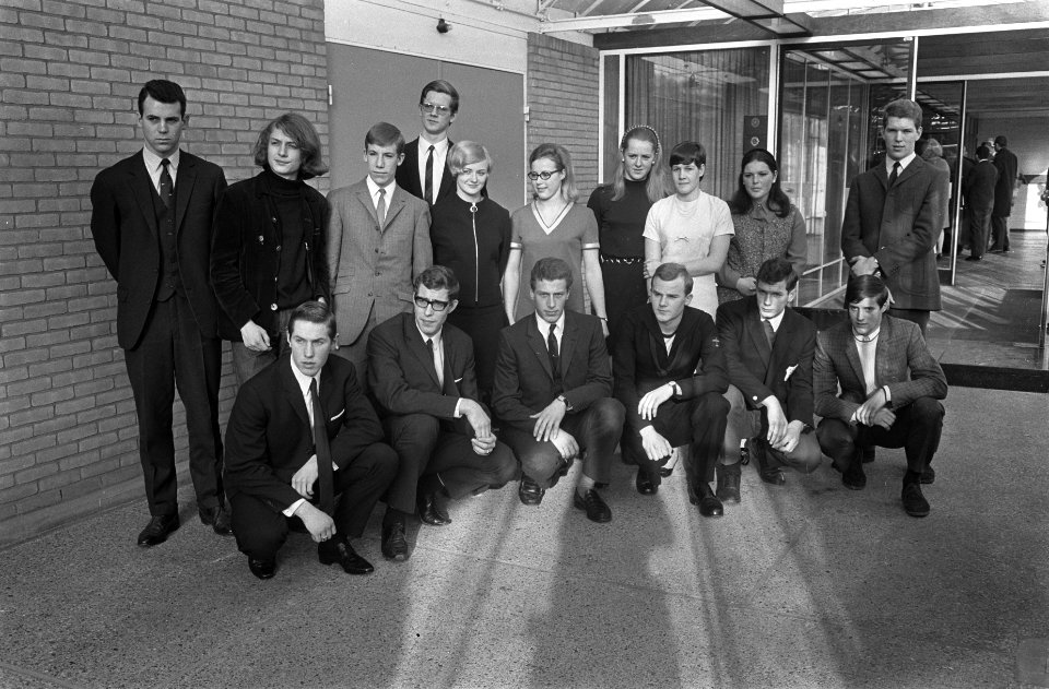 Sportfonds Leo van der Kar,. Groep sportmensen die voor uitzending in aanmerking, Bestanddeelnr 921-0404