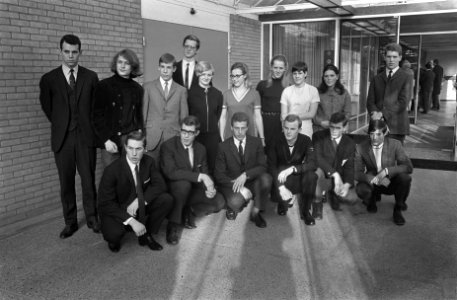 Sportfonds Leo van der Kar,. Groep sportmensen die voor uitzending in aanmerking, Bestanddeelnr 921-0404
