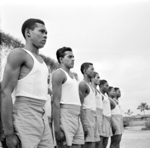Sporten op de Politieschool in Suriname, Bestanddeelnr 252-2355